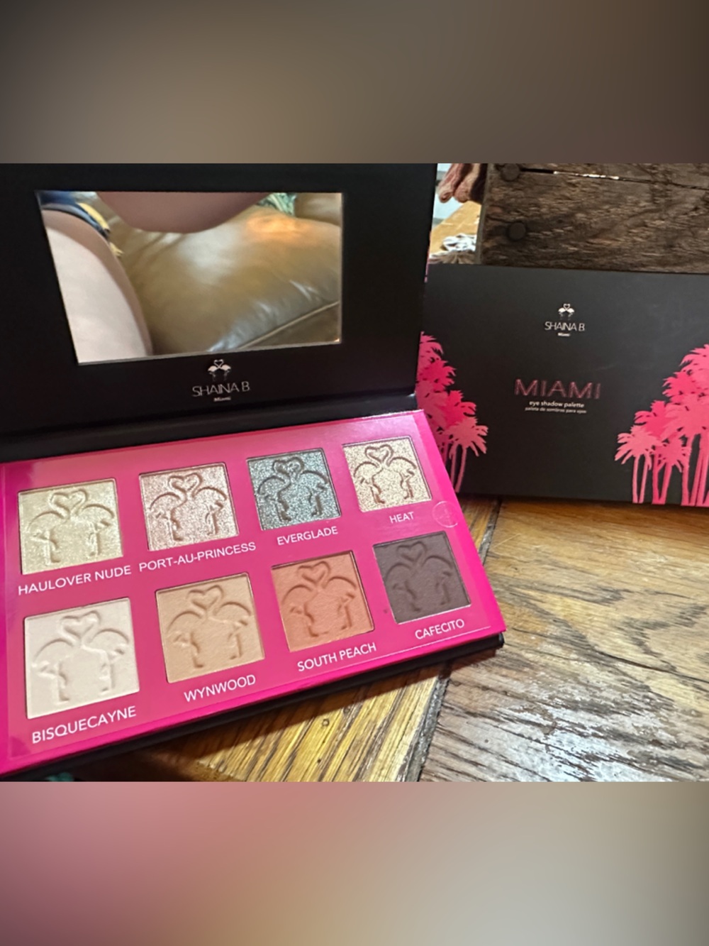miami Pink & Peach Eyeshadow Palette - Shimmer & Matte Ten-Color Set